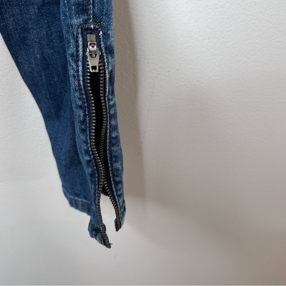 BDG Moto Style Jeans with Ankle Zippers Relaxed Slim Fit Tapered Size 29 - Picture 7 of 11